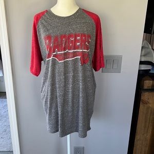 Wisconsin Badger Baseball Tee